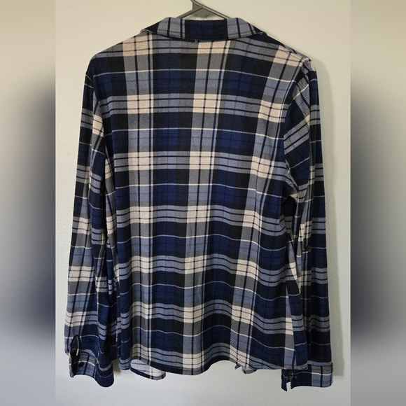 Ladies Blue flannel shirt Bella D Size XL - Picture 2 of 4